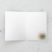 Vintage-kerstkaart Feestdagen Kaart (Binnen)