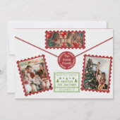 Vintage-kerstkaart Feestdagenkaart (Achterkant)