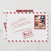 Vintage-kerstkaart Feestdagenkaart (Voorkant / Achterkant)