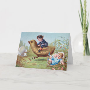 Vintage-kerstkaart Gelukkig nieuwjaar wensen Feestdagen Kaart