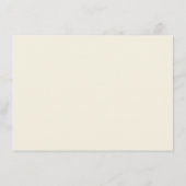 Vintage kerstkaart informatiekaartje (Achterkant)