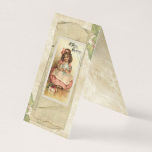 Vintage-kerstkaart Kaart