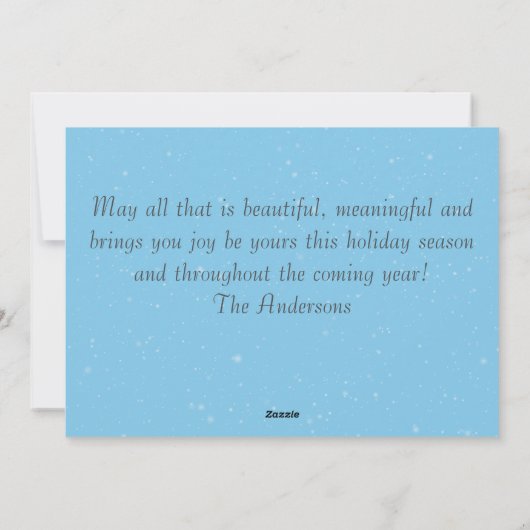 Vintage Kerstkaart rustiek ontwerp rode auto (Achterkant)