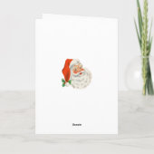 Vintage-kerstkaart Wenskaart Traditionele kaart (Achterkant)