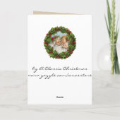 Vintage-kerstkaart - Zeer vriendelijke kaart (Achterkant)