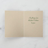 Vintage-kerstkaart - Zeer vriendelijke kaart (Binnen)