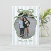 Vintage kerstkaarten gedrukt of digitaal feestdagenkaart (Staand voorkant)