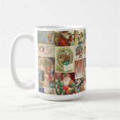 Vintage-kerstkaartenholiday Koffiemok (Links)