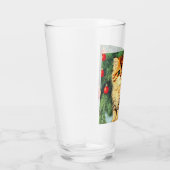 Vintage kerstkat glas (Rechts)