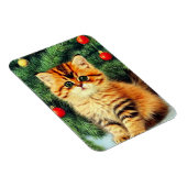 Vintage kerstkat magneet (Rechterzijde)