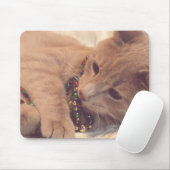 Vintage-kerstKat Muismat (Met muis)