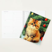 Vintage kerstkat planner (Display)