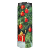 Vintage kerstkat thermosbeker (Achterkant)
