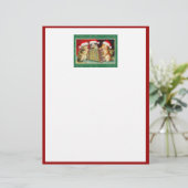 Vintage kerstkatten (Staand voorkant)