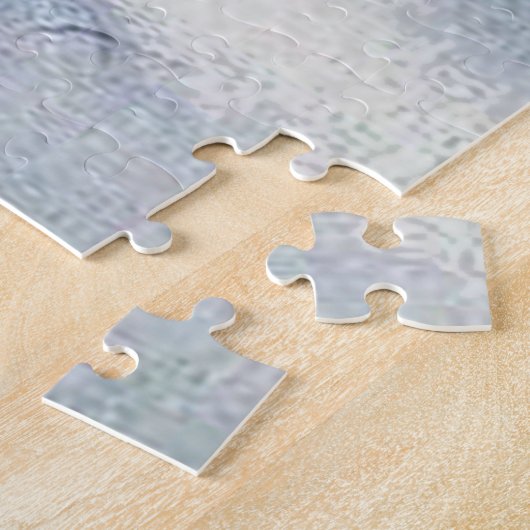 Vintage-kerstkerkerken Legpuzzel (Zijkant)