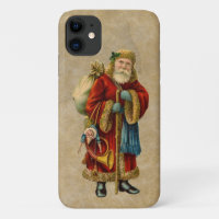 Vintage-kerstkerstbejaarde wereldkerstbedekking