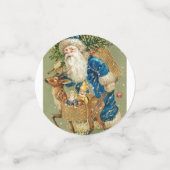 Vintage kerstkerstkerstkerstclausule confetti (Kleine voorkant)