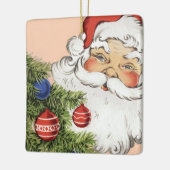 Vintage kerstkerstkerstkerstkerstbedekking met Orn Keramisch Ornament (Links)