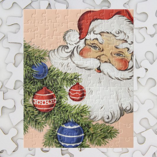 Vintage kerstkerstkerstkerstkerstbedekking met Orn Legpuzzel