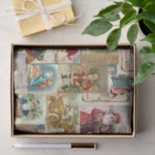 Vintage kerstkerstkerstkerstkerstcadeaubonnen, res tissuepapier (Geschenk)