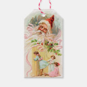 Vintage kerstkerstkerstkerstkerstkerstcadeaus Labe Cadeaulabel (Voorkant)