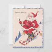 Vintage kerstkerstkerstkerstkerstkerstinkerij feestdagenkaart (Voorkant)