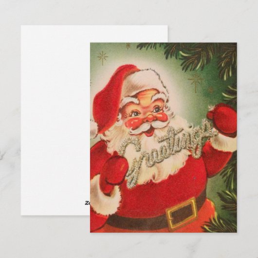 Vintage kerstkerstkerstkerstkerstkerstkerstfeestje feestdagenkaart