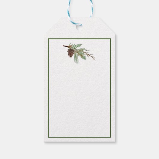 Vintage kerstkerstkerstkerstkerstkerstkerstkerstke cadeaulabel (Achterkant)