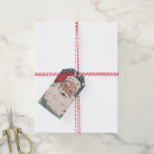 Vintage kerstkerstkerstkerstkerstkerstkerstkerstke cadeaulabel (Met Touw)