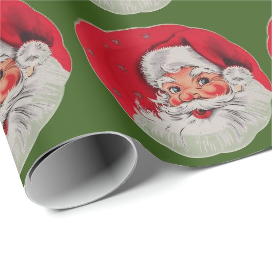 Vintage kerstkerstkerstkerstkerstkerstkerstkerstke cadeaupapier (Rol Hoek)