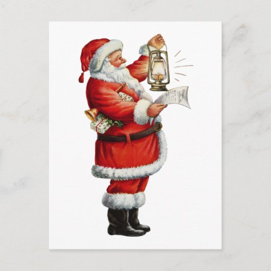 Vintage kerstkerstkerstkerstkerstkerstkerstkerstke feestdagenkaart (Voorkant)