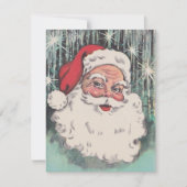 Vintage kerstkerstkerstkerstkerstkerstkerstkerstke feestdagenkaart (Voorkant)