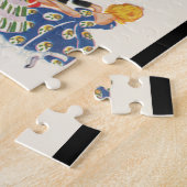 Vintage kerstkerstkerstkerstkerstkerstkerstman en legpuzzel (Zijkant)