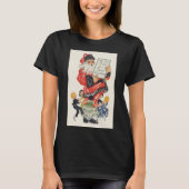 Vintage kerstkerstkerstkerstkerstkerstkerstman en  t-shirt (Voorkant)