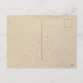 Vintage kerstkerstkerstkerstkerstkerstman Rustic I Feestdagenkaart (Achterkant)