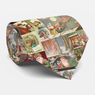 Vintage kerstkerstkerstkerstkerstkerstscenes Klass Stropdas