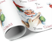 Vintage-kerstkerstkerstkerstkerstman, aangepast aa cadeaupapier (Rol Hoek)