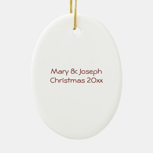 Vintage kerstkerstkerstkerstkerstman  keramisch ornament (Achterkant)