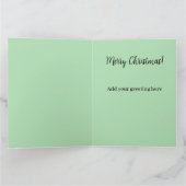 Vintage kerstkerstkerstkerstkerstman Slaapes Kaart (Binnen)