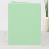 Vintage kerstkerstkerstkerstkerstman Slaapes Kaart (Achterkant)