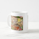 Vintage kerstkerstkerstkerstkerstman Slaapes Koffiemok (Voorkant links)