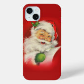 Vintage kerstkerstkerstkerstman Case-Mate iPhone case (Achterkant)