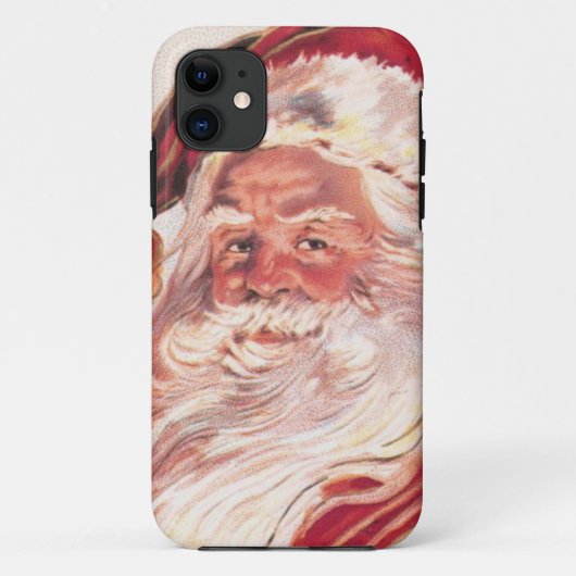 Vintage kerstkerstkerstkerstman Case-Mate iPhone case (Achterkant)