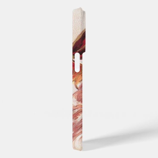 Vintage kerstkerstkerstkerstman Case-Mate iPhone case (Achterkant / Rechts)