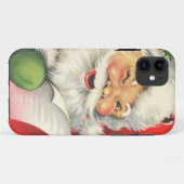 Vintage kerstkerstkerstkerstman Case-Mate iPhone case (Achterkant (horizontaal))