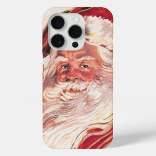 Vintage kerstkerstkerstkerstman iPhone 15 pro case