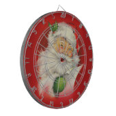 Vintage kerstkerstkerstkerstman dartbord (Voorkant Links)