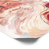 Vintage kerstkerstkerstkerstman foto afdruk (Hoek)