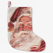 Vintage kerstkerstkerstkerstman kleine kerstsok (Voorkant)