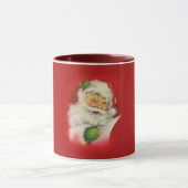 Vintage kerstkerstkerstkerstman mok (Midden)